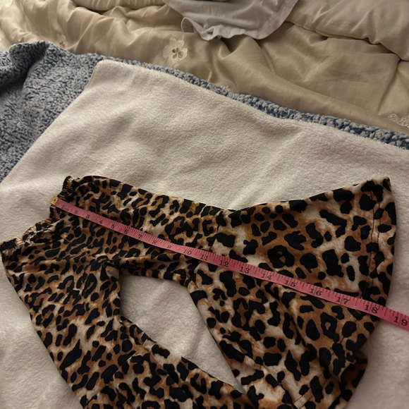 Dash of Glitter manager scene Christmas 2 piece outfit flare legs XS cheetah - Picture 10 of 10